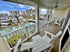 Ocean Marsh Great View 3Bed 3Bath 1500 Sq ft Waterfront Top floor